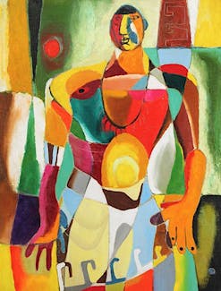 Abstract Male Figure