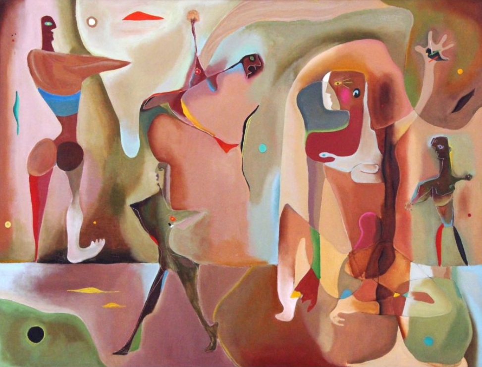 Five Ceremonial Dancers