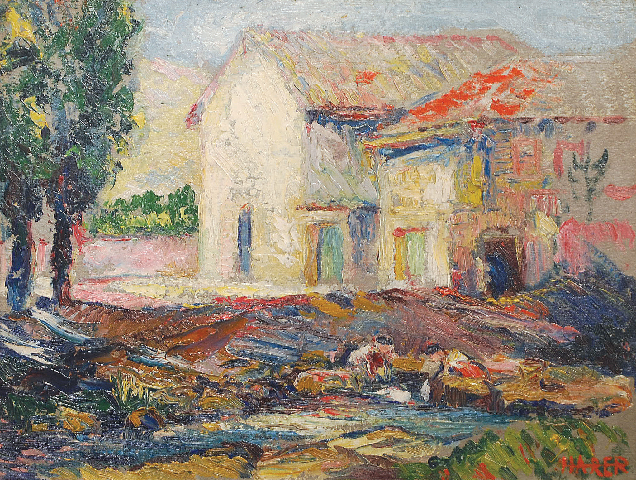 Frederick Harer Washerwomen