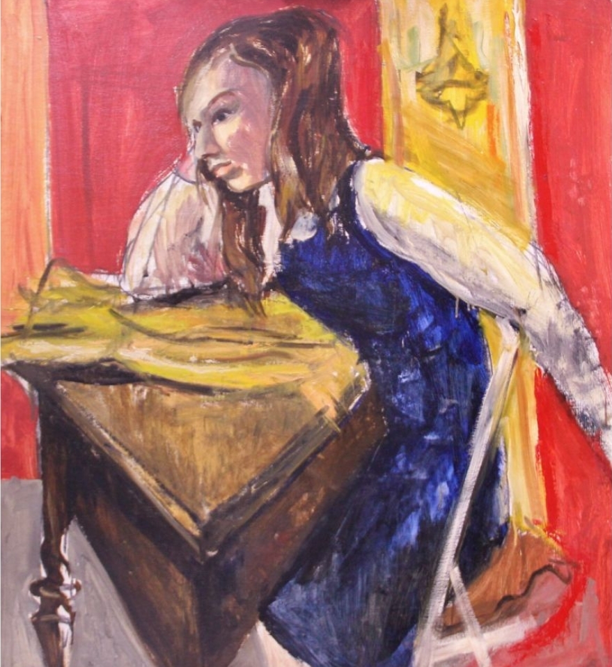Girl at Desk
