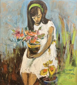 Girl with Flowerpot LR