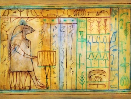 Hieroglyphics With Figure