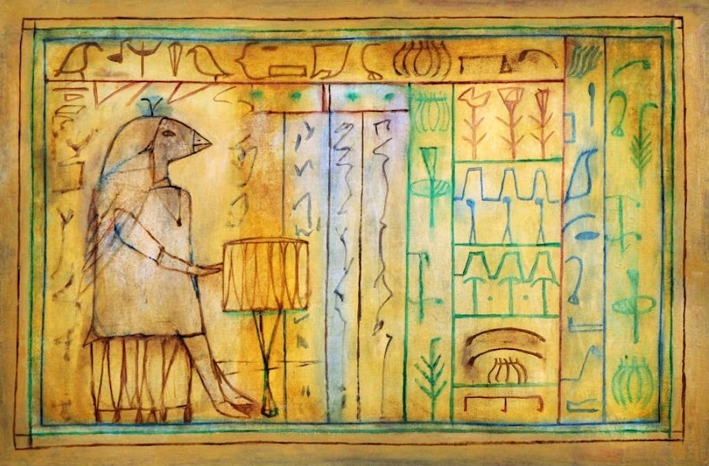 Hieroglyphics With Figure