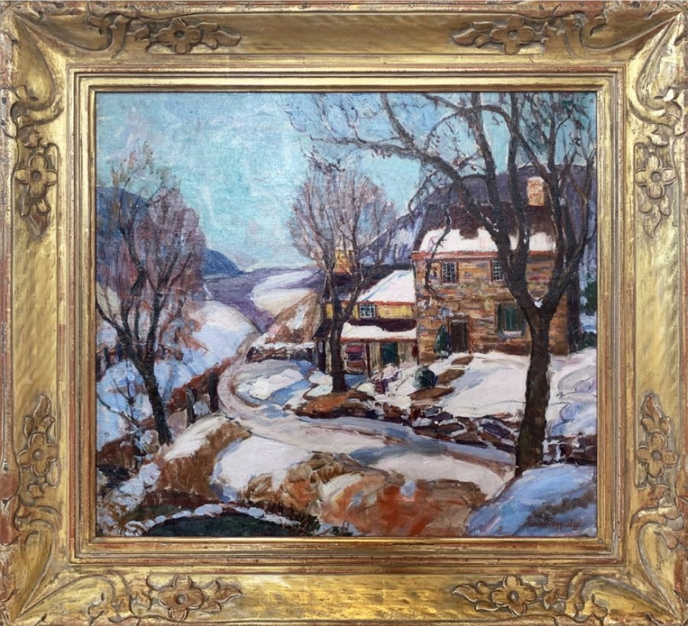 Lumberville House in Winter