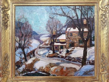 Lumberville House in Winter