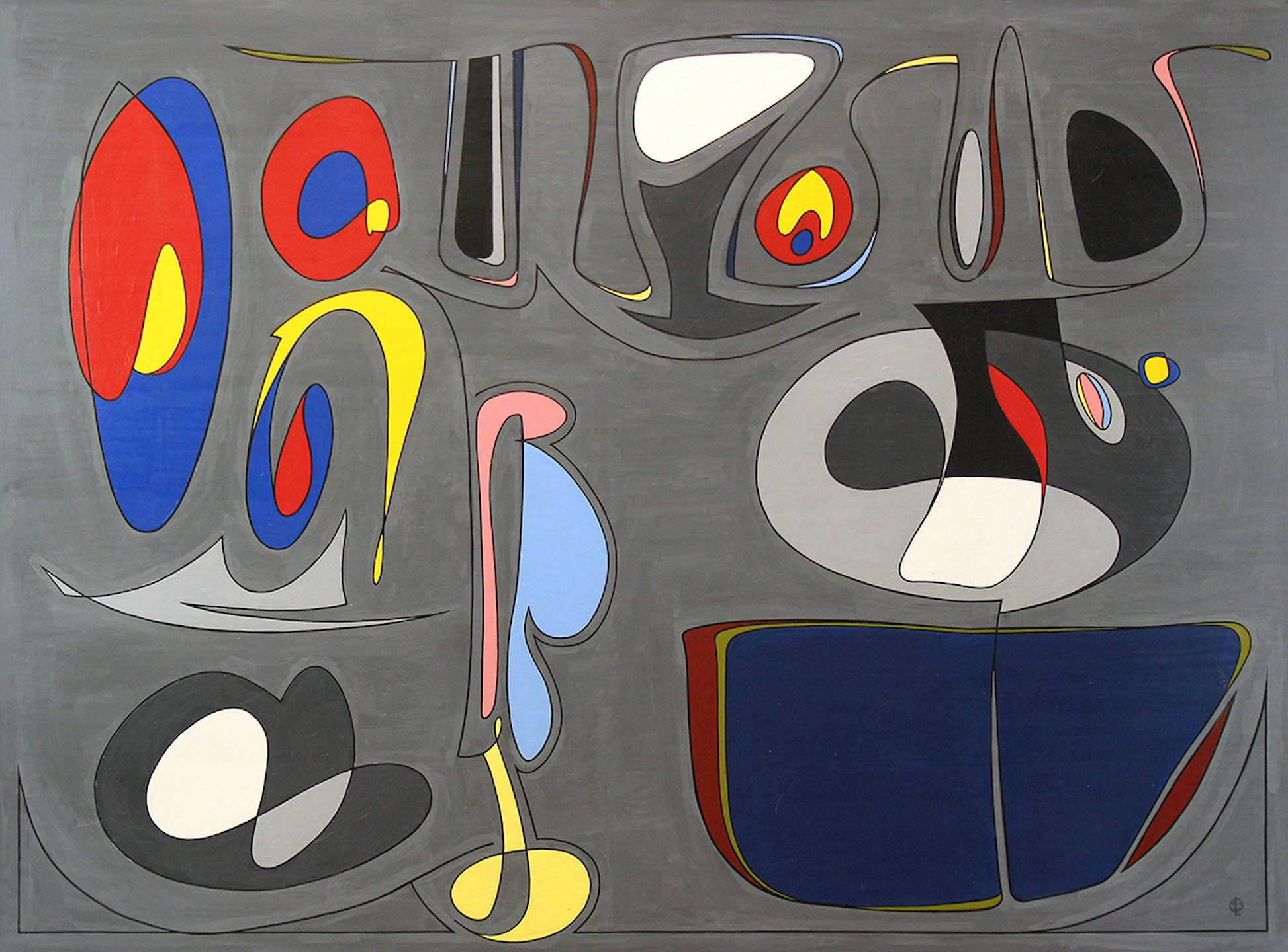 Biomorphic Abstract II | Gratz Gallery & Conservation Studio