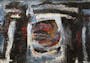 Morris Blackman Expressionist Abstract VI Oil on Board 40x60 Lower Center 64 65 LR