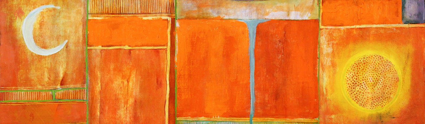 Peter Miller Orange Abstract