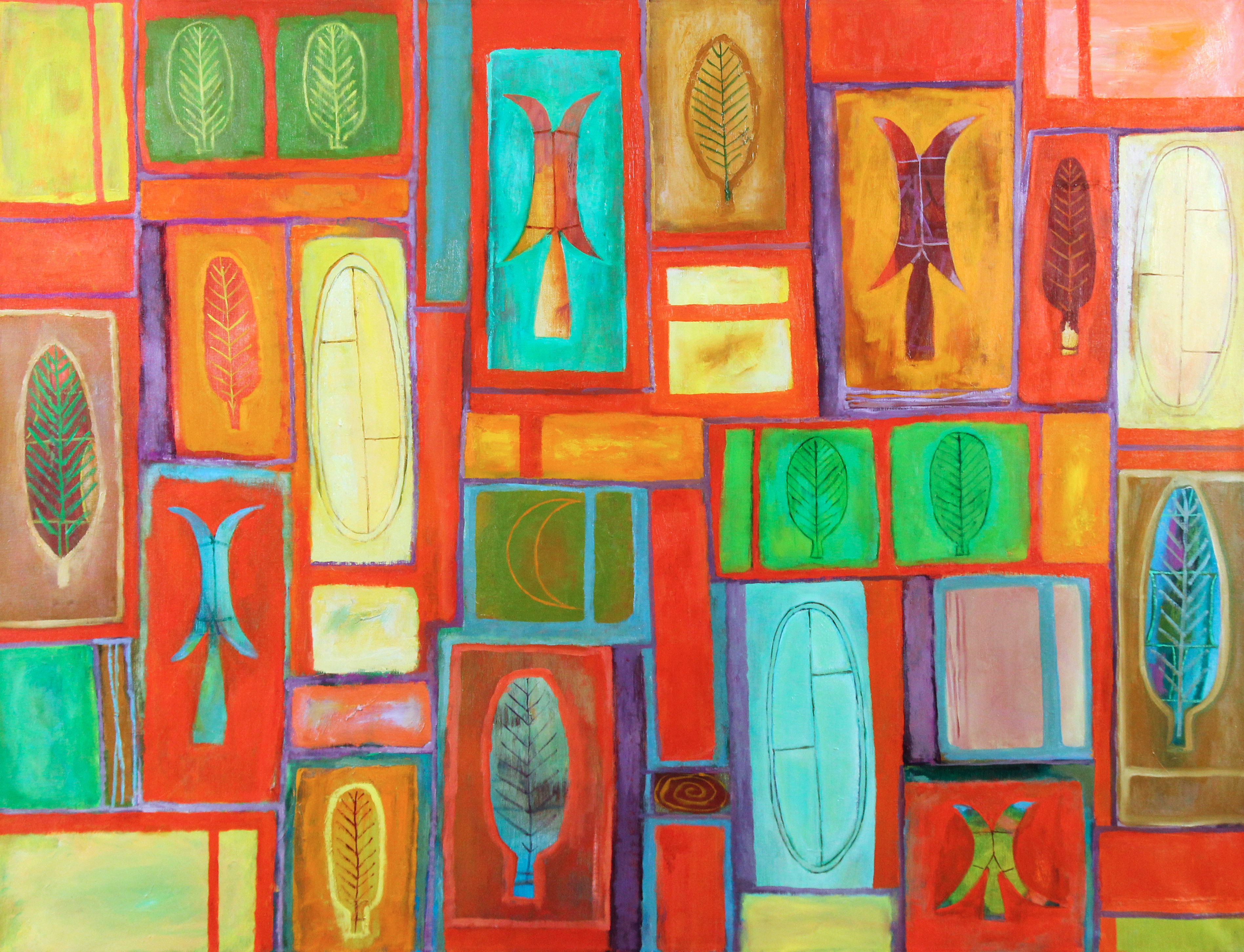 Peter Miller Patchwork in Red