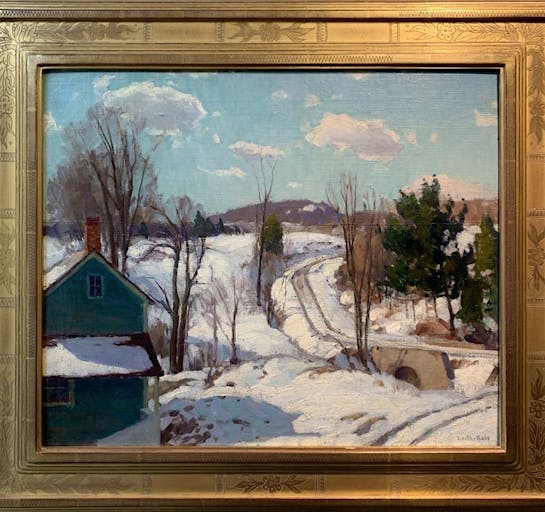Pidcock Creek Road Bucks County Winter