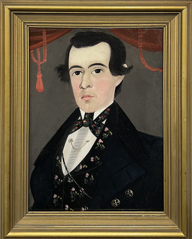Portrait of a Man Attr William Prior