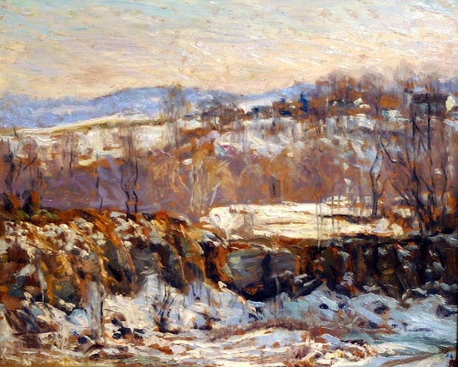 Quarry at Winter
