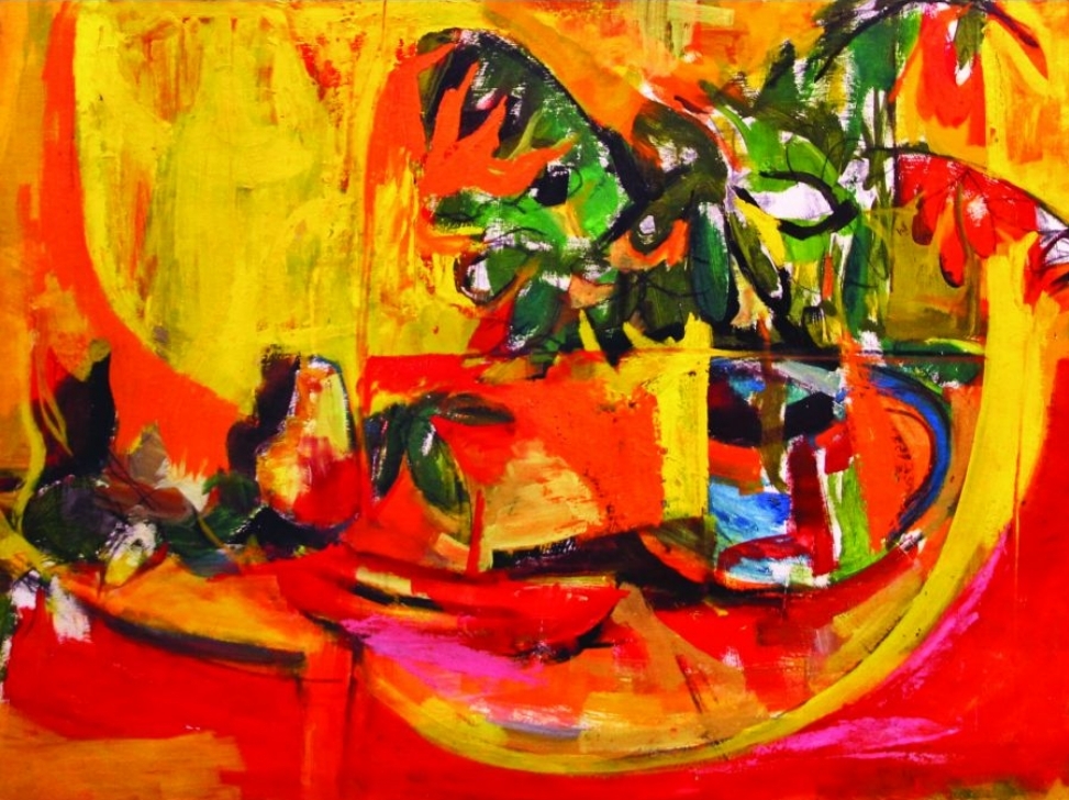 Red Orange and Green Plant