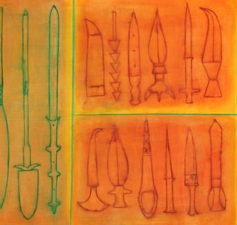 Swords in Orange