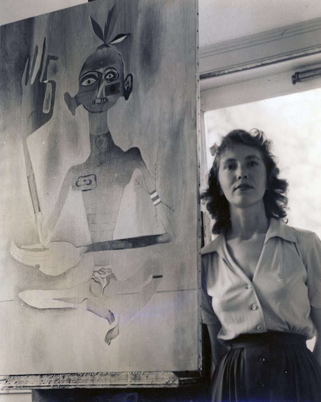 Peter Miller in Her Studio Julien Levy Gallery Records Philadelphia Museum of Art Library and Archives