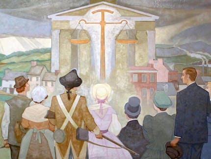 Chester County Courthouse Mural 2