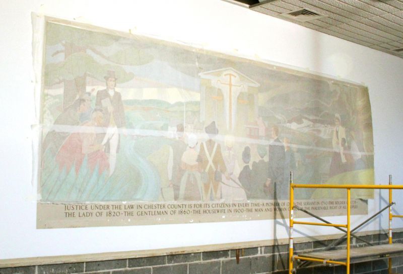 Chester County Courthouse Mural 3