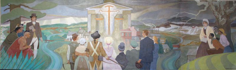 Chester County Courthouse Mural